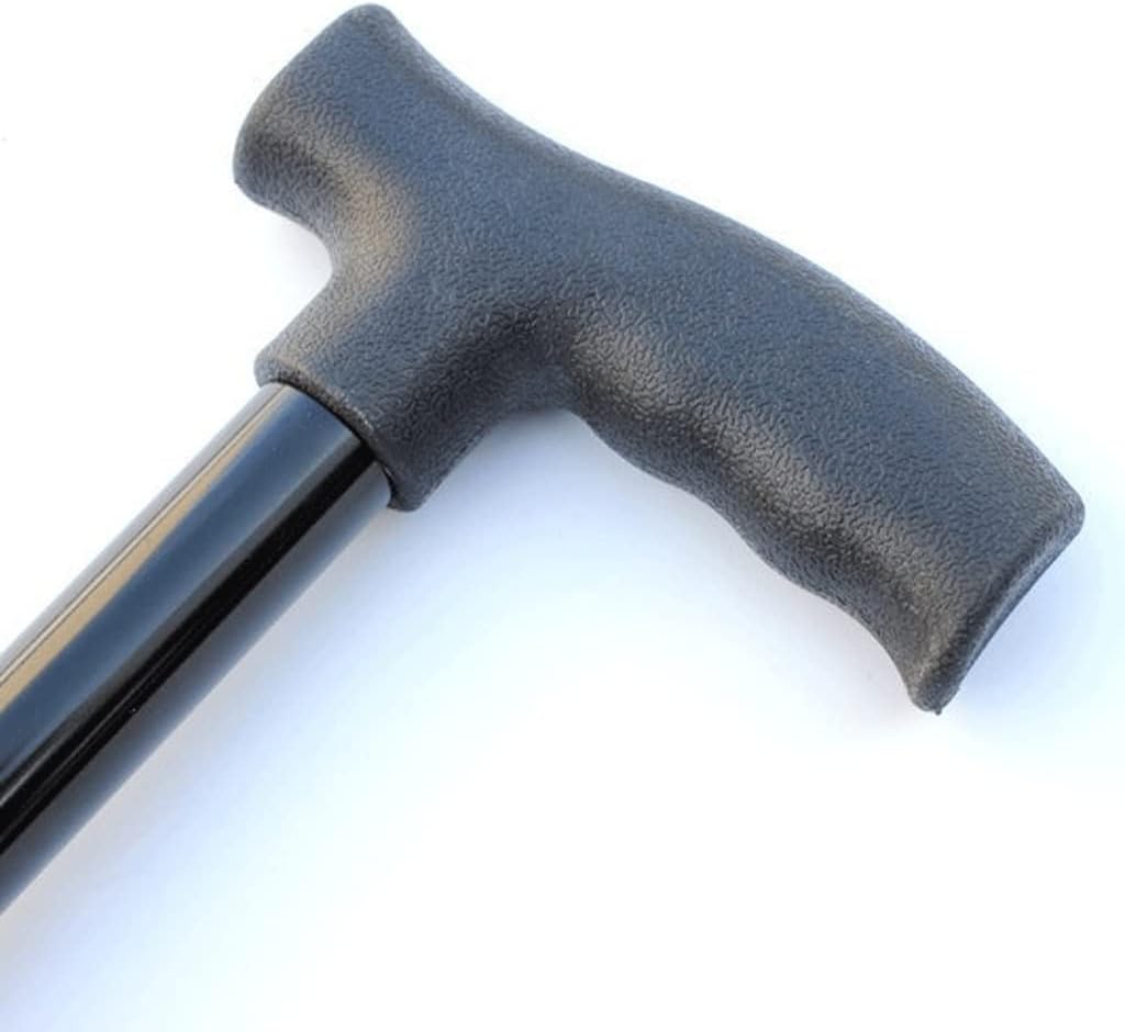 Two-Section Aluminium Alloy Thickened Telescopic Four-Legged Walking Stick with Light, Non-Slip Trekking Pole