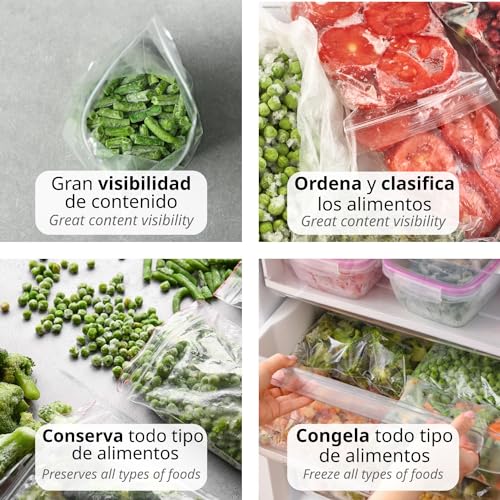Bolsas para guarda documentos y conservación de alimentos reutilizables Ofituria 6