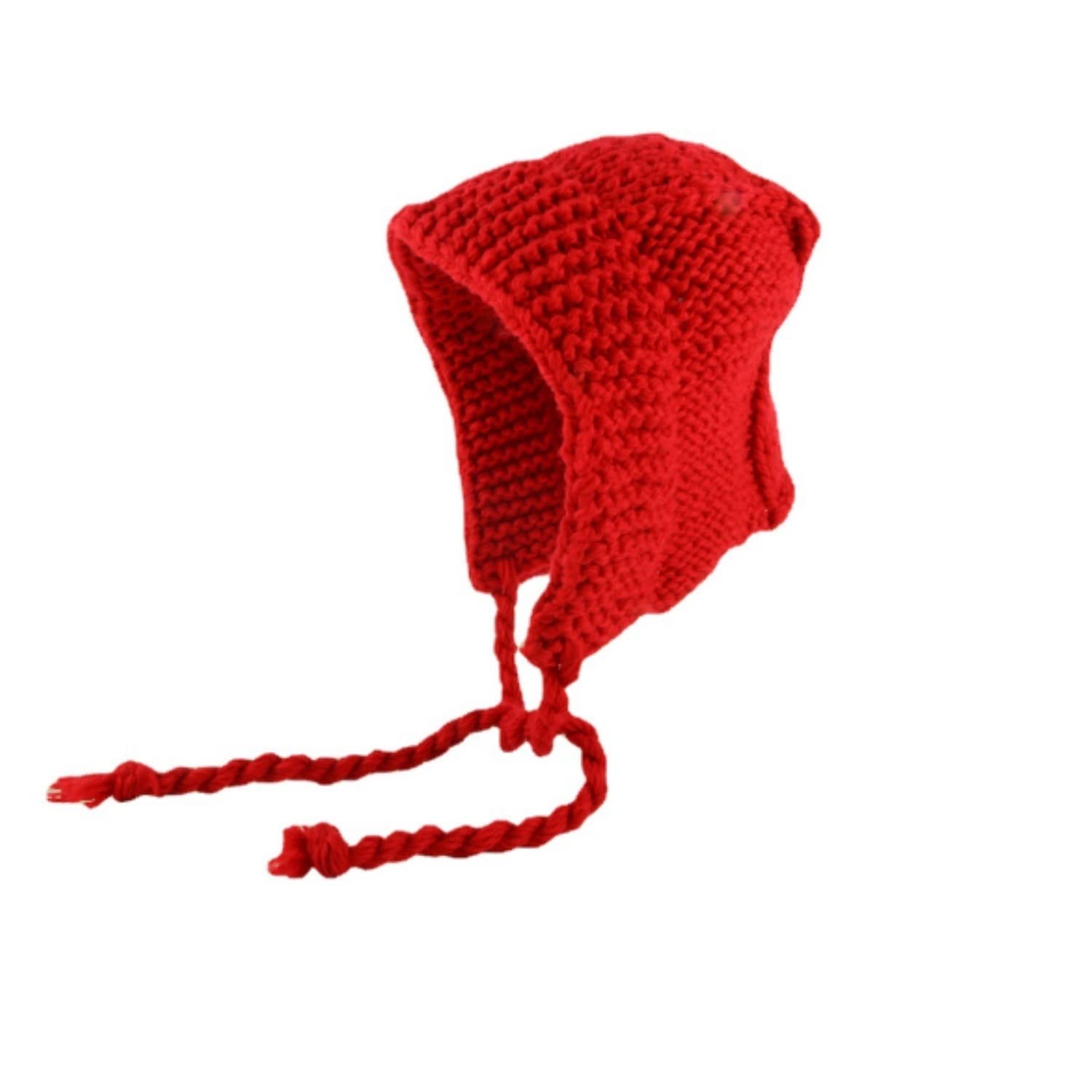 Czapka Beanie Czapka Zimowa Damska Dzianinowa Traper Wiatroszczelna Bomberka Kolarstwo Z Klapką Na Uszy (beżowa Jeden Rozmiar)