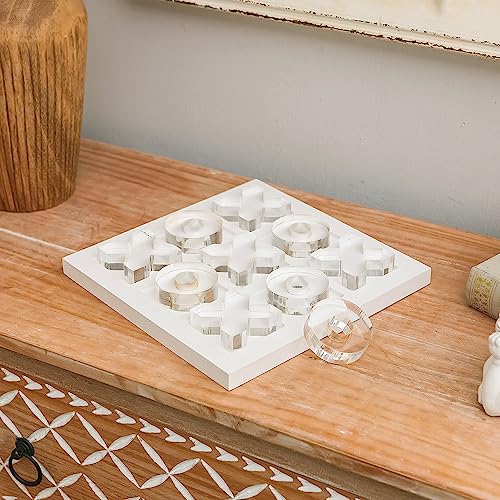 Juego de Mesa Tic Tac Toe Acrílico con Base de Madera miniatura 5