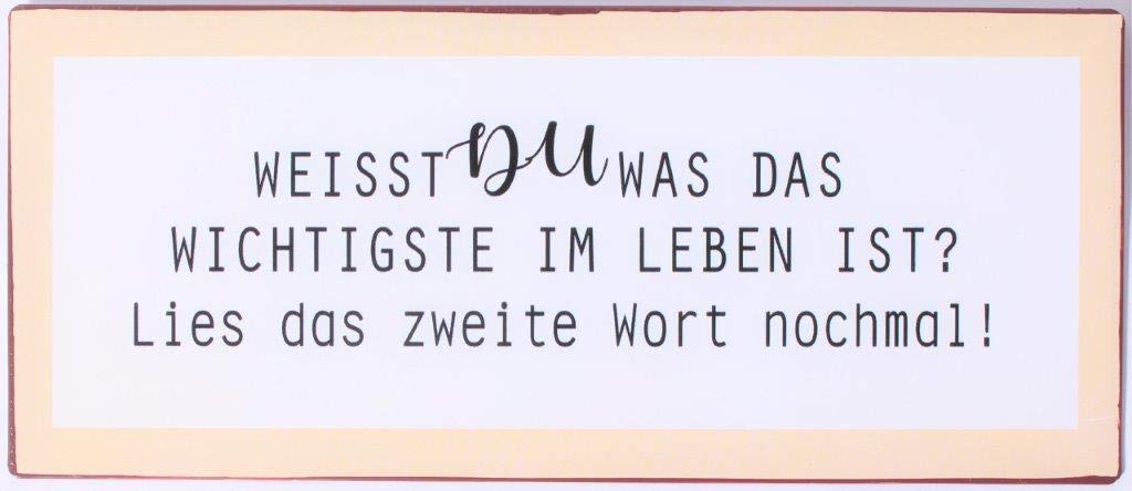 Sign - Weisst du was das wichtigste…