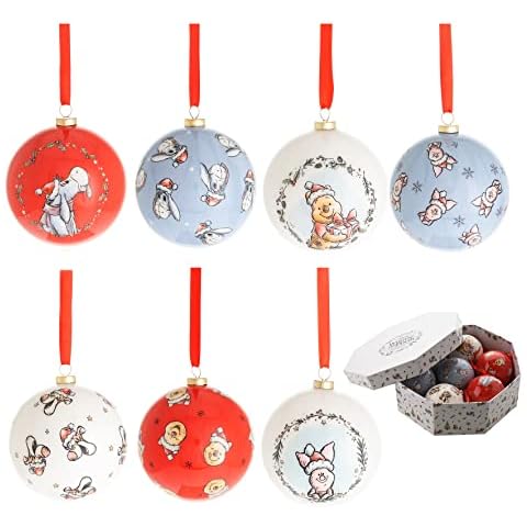 Disney Winnie The Pooh Christmas Baubles Set Cover