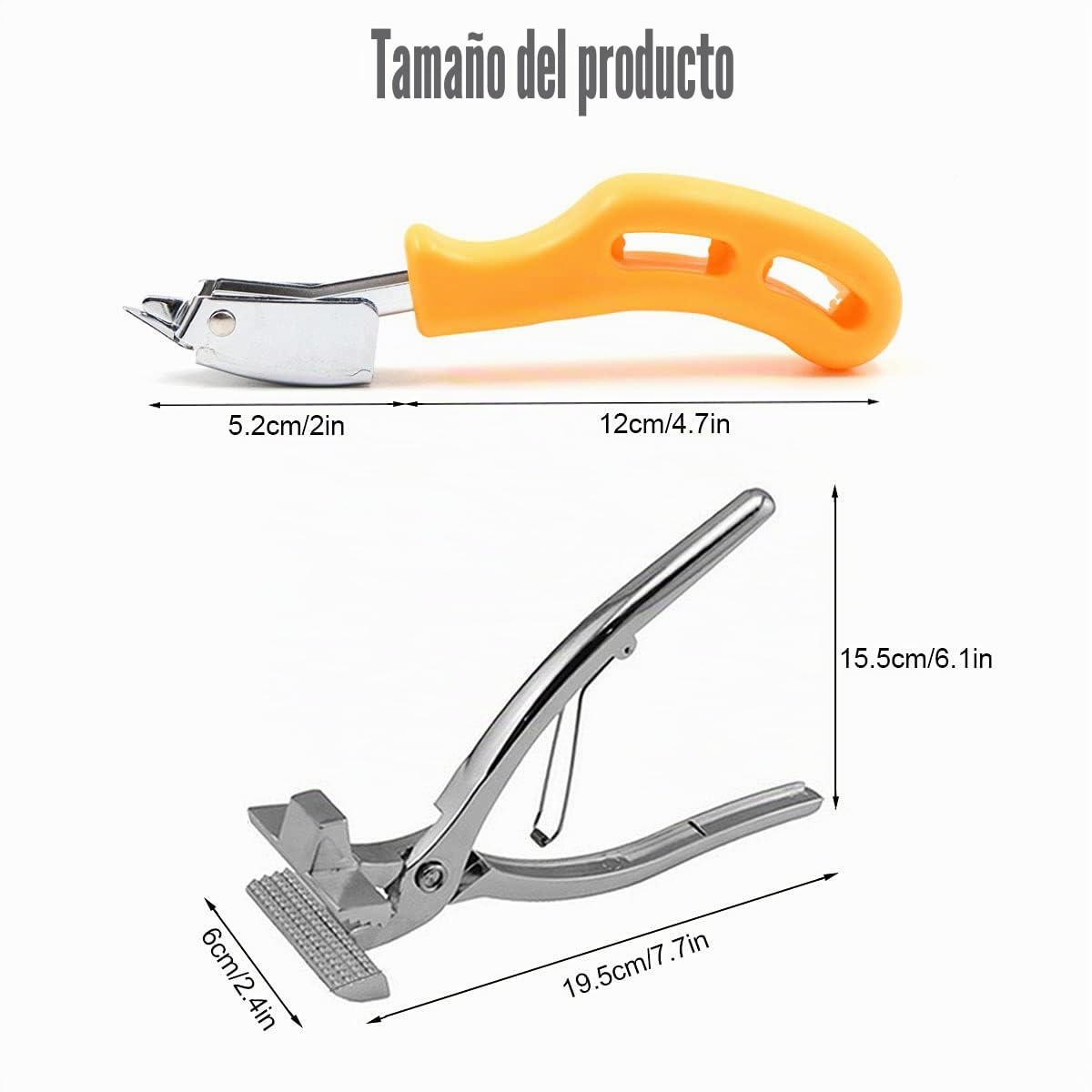 Alicates para lona + removedor de grapas Juego de 2 piezas a de pinza de lona de aleación ajustable profesional Extractor de extracción de metal y pinza de lienzo Herramienta de pintura al óleo
