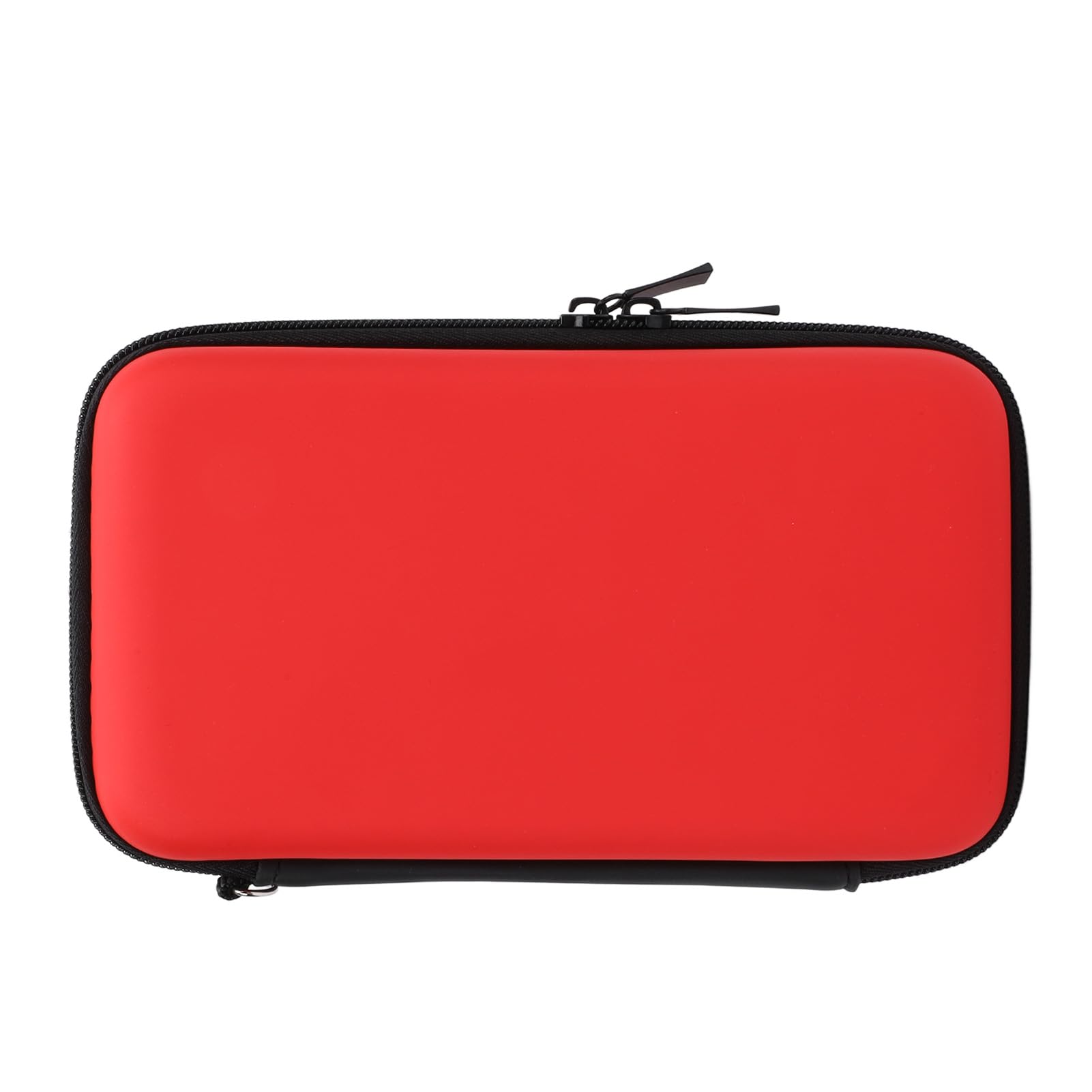 Cocoarm Pokrowiec Transportowy dla New 2DS XL 2DS LL 3DS, Twarda Etui Ochronna z 8 Miejscami na Gry, Wodoodporna Powłoka PU i Miękka Wyściółka (czerwony)