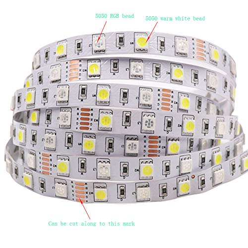 Kit Tira de Luces LED Flexible 12V 10m RGB Blanco Cálido miniatura 6