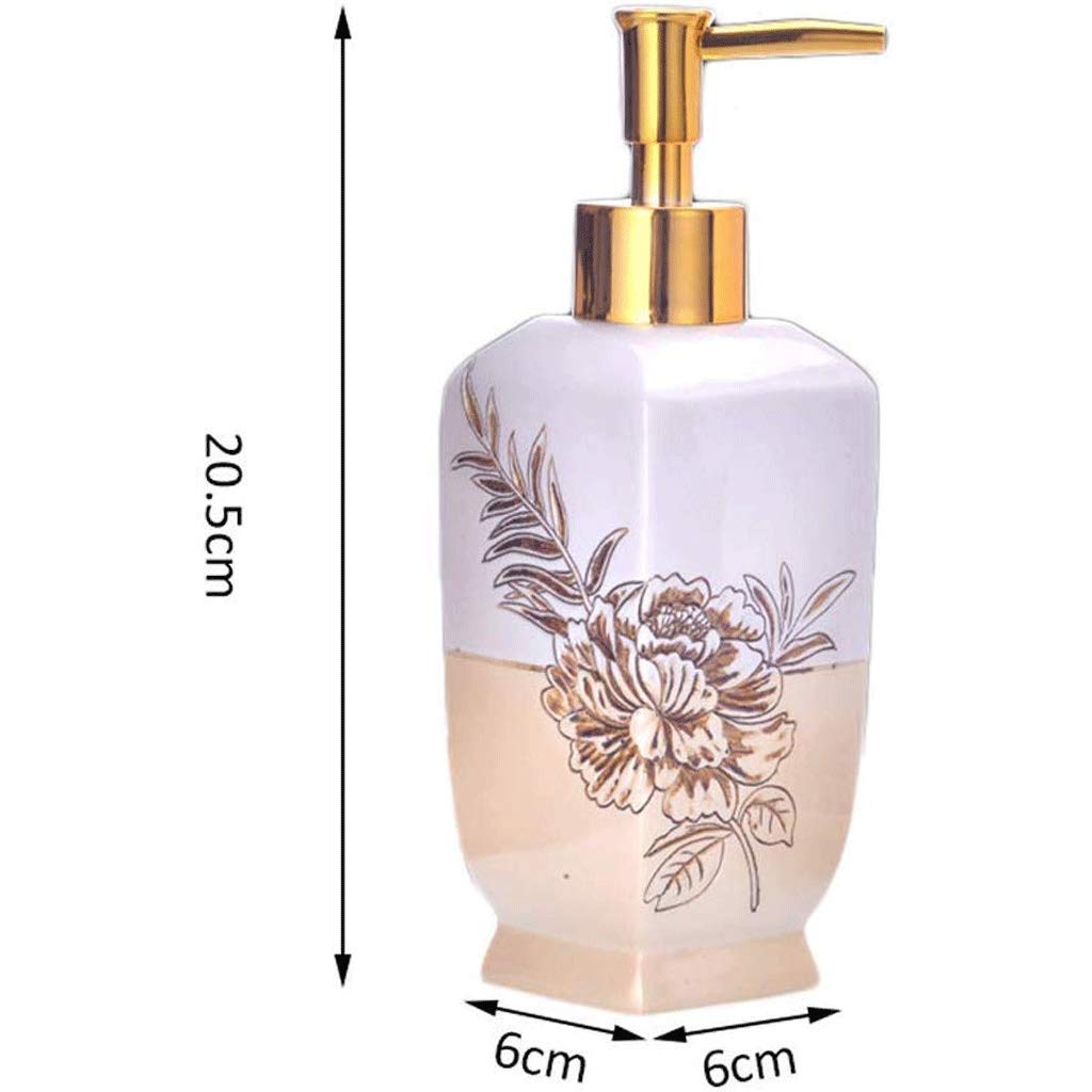 Dispenser di sapone Dispenser di sapone liquido Pompa di sapone Dispenser di sapone Dispenser di sapone Dispenser di sapone in ceramica per cucina Bagno Bagno