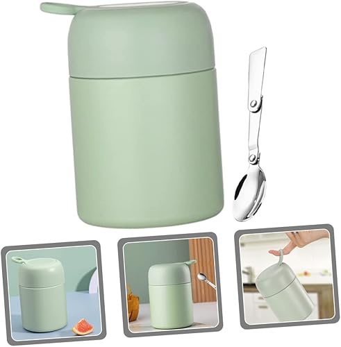 Miniatura 6 de NOLITOY Recipientes térmicos para almuerzo con aislamiento térmico para alimentos calientes, contenedor de sopa con aislamiento térmico, tazas de