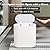 ELPHECO Bathroom Motion Sensor Trash can 2.5 Gallon Automatic Garbage Can, 9.5L Slim Plastic Smart Trash Bin with Lid, touchless Garbage can for Bedroom, Bathroom, Kitchen, Office, White