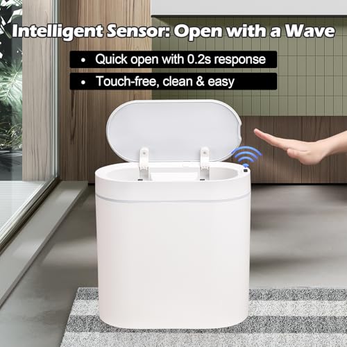 Poubelle 2,5 gallons ELPHECO compacte pour tri des déchets - 2