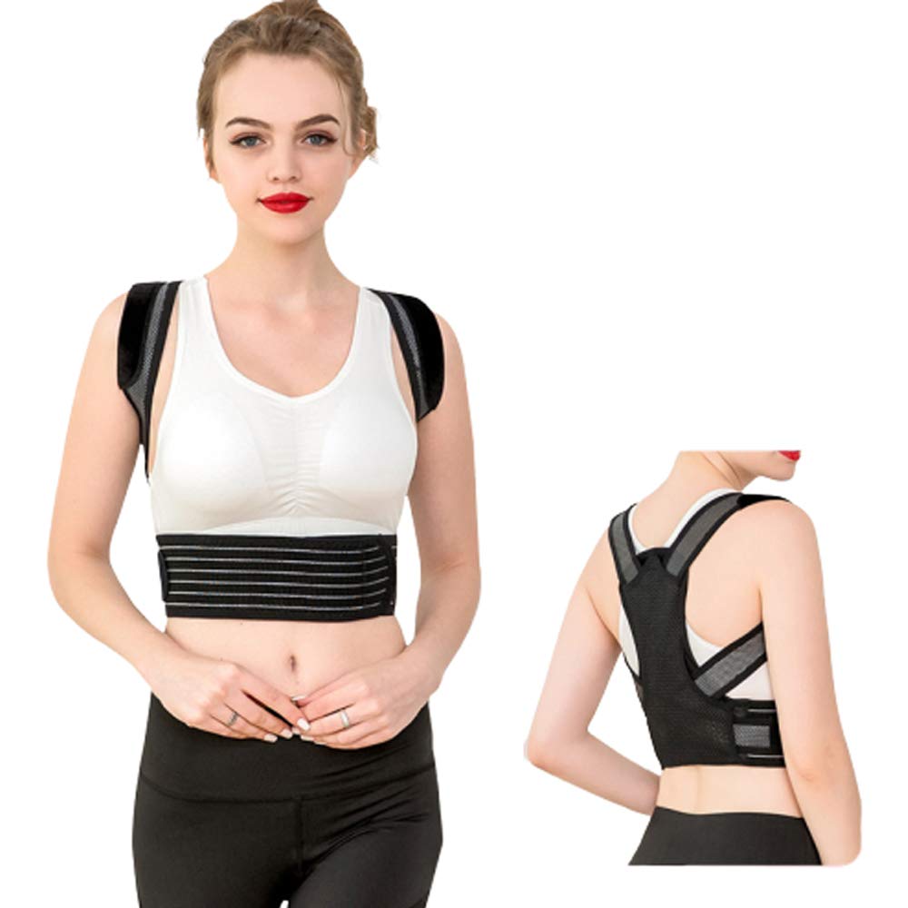 Back Brace Posture Corrector for Women Adjustable 360-degree Protection for Shoulder Pressure and Spine Protection Unisex