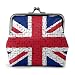Reino Unido (2) Bandera Puzzle Mujeres 'S Monedero Hebilla Monederos Monedero Kiss-Lock Cambiar Viajes Maquillaje Carteras