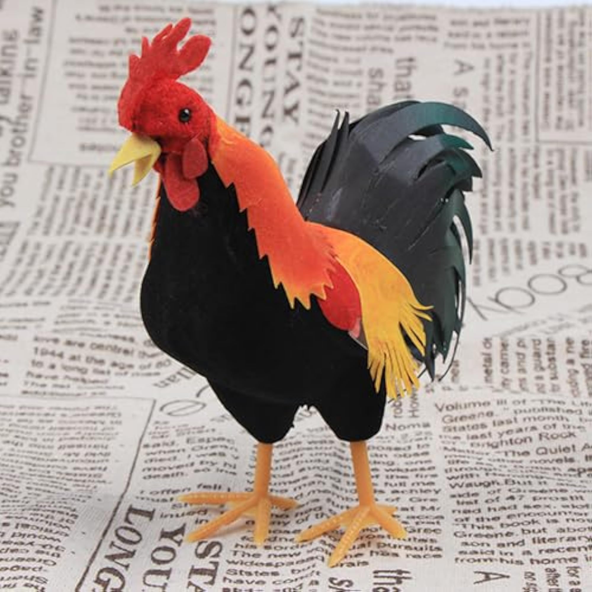 Simulation Foam Rooster Model for Home Decoration