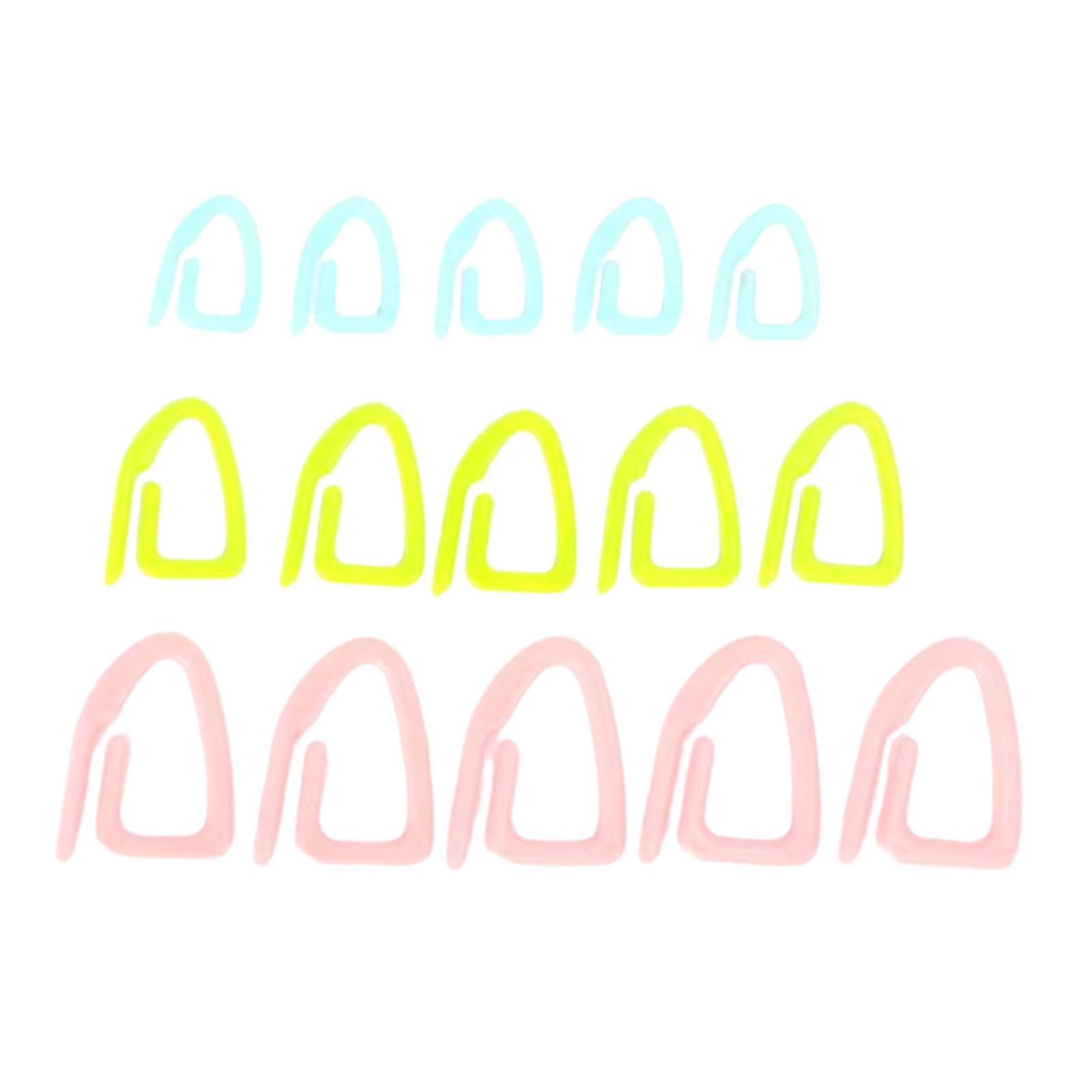 HZGFNBZ 15 Pcs Stitching Markers Knitting Stitching Holder Knitting Accessories Crochet for Handicraft Project