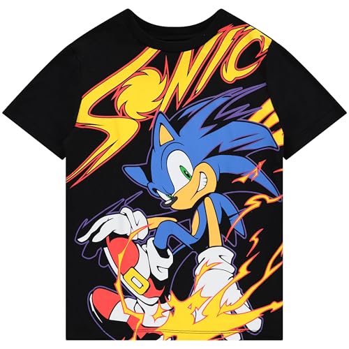 Image of SEGA Boys' Sonic the Hedgehog Boys 4-20 Jumbo Print Tee & Mesh Short 2pc Set