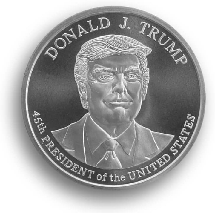 2020 Silver Donald Trump Private Mintage, 45th Presidential, Limited Edition Mint. 1 Troy Oz .999 Fine Silver Round