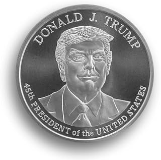 2020 Silver Donald Trump Private Mintage, 45th Presidential, Limited Edition Mint. 1 Troy Oz .999 Fine Silver Round