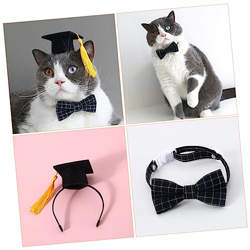 Set disfraz de graduación para perros y gatos miniatura 6
