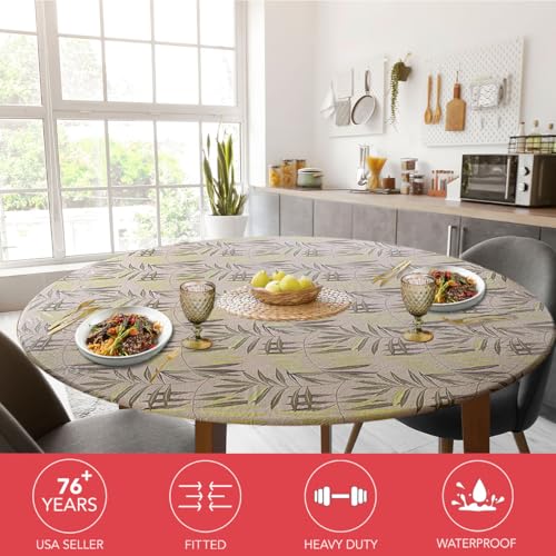 image for Covers For The Home Deluxe Elastic Edged Flannel Backed Vinyl Fitted T