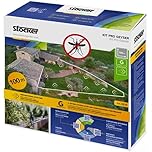 STOCKER - Kit Pro Geyser 100 m di tubo, 40 ugelli, 40 raccordi a T, 5 raccordi a L, 5 raccordi dritti, 5 tappi di chiusura