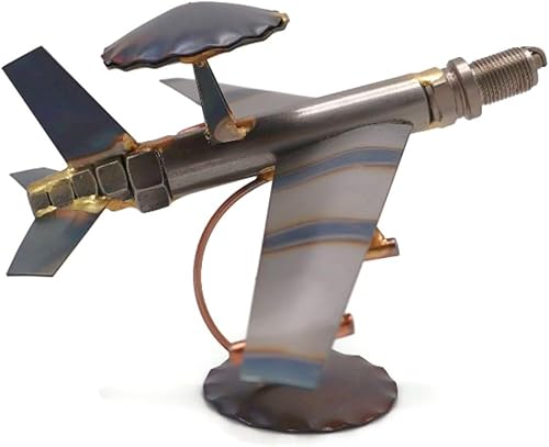 Vista 4 de Figura de arte hecha a mano coleccionable de avión AWACS, accesorios de escritorio, trofeo, regalo para jefe, decoración para hogar y oficina, avión