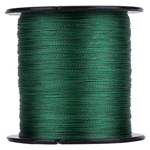 GLOGLOW Línea de Pesca Trenzada 1pc 300m Trenzado PE 4 Hilos Líneas de Pesca súper Fuertes Cuerda de Pescado multifilamento Cordón Verde(4)