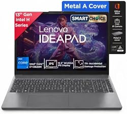 Lenovo IdeaPad Slim 3 Smartchoice 13th Gen Intel Core i7-13620H 15.3 inch (38.8cm) WUXGA IPS Laptop (16GB RAM/