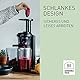 Panasonic MJ-L500S Slow Juicer / Entsafter / 2 Einsätze für Säfte & tiefgefrorene Zutaten / Frozen Joghurt / Silber