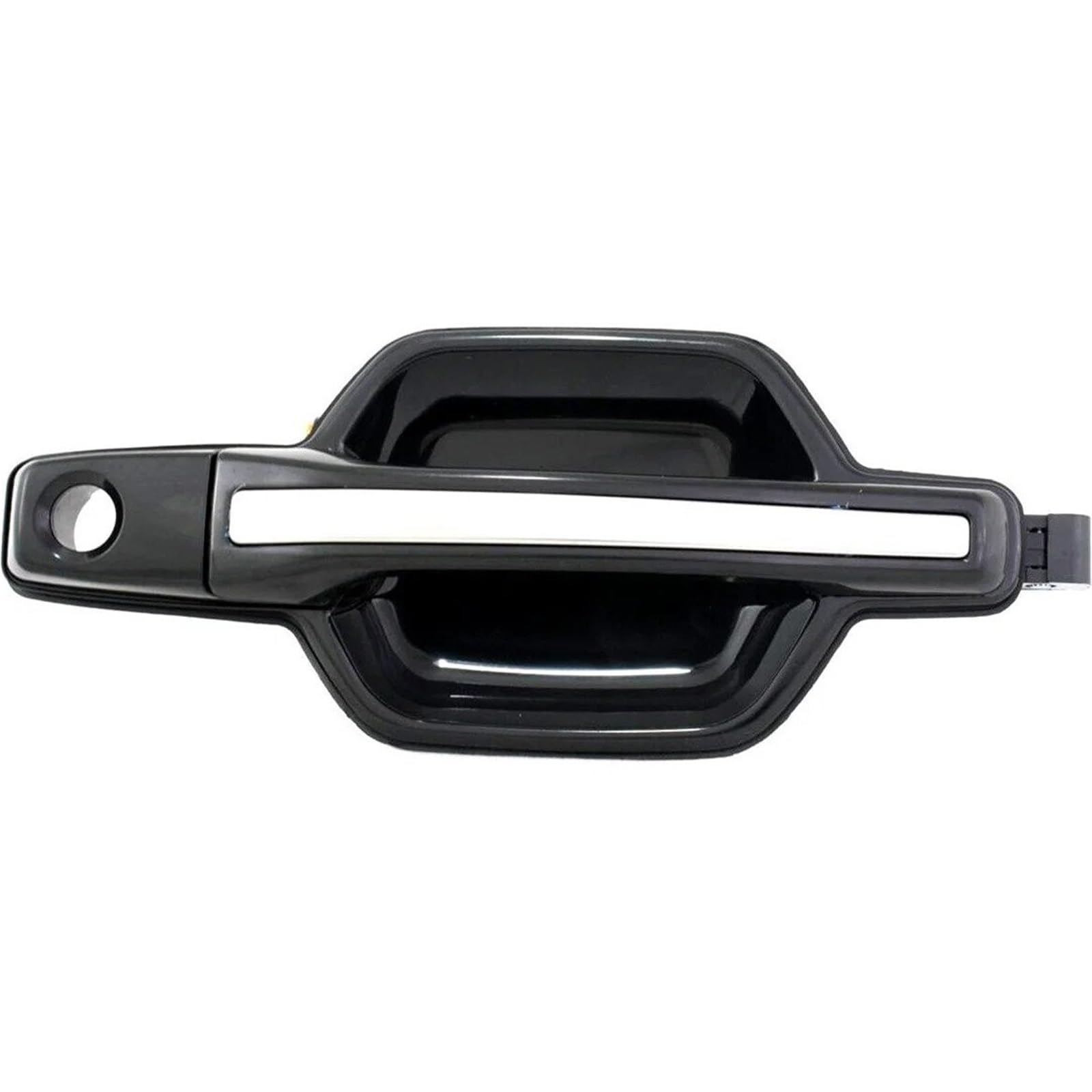 DUDUYANG Car Outside Door Handle for Mitsubishi for Montero 2001-2006 for Pajero 1999 Exterior Outside Door Handle Chrome Black 5716A359XA MR970425