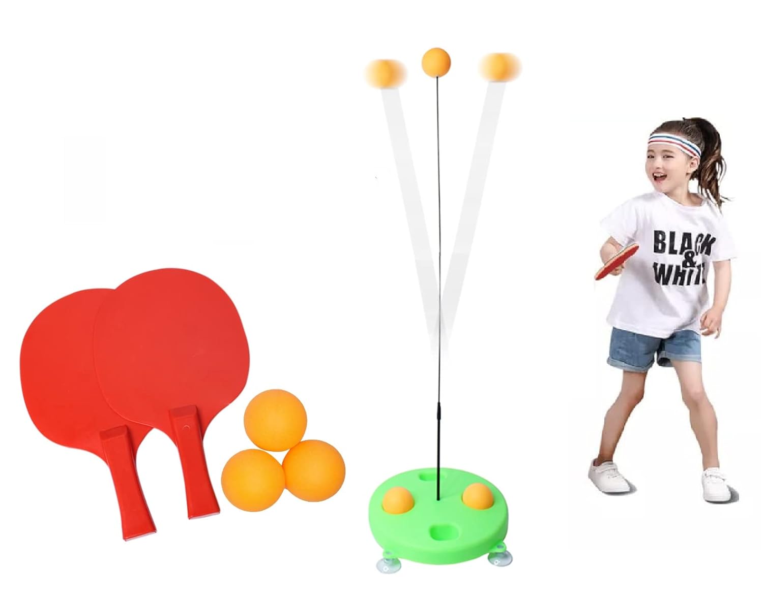 Prime PingPong Table Tennis Racket Set Table Tennis Training Elastic