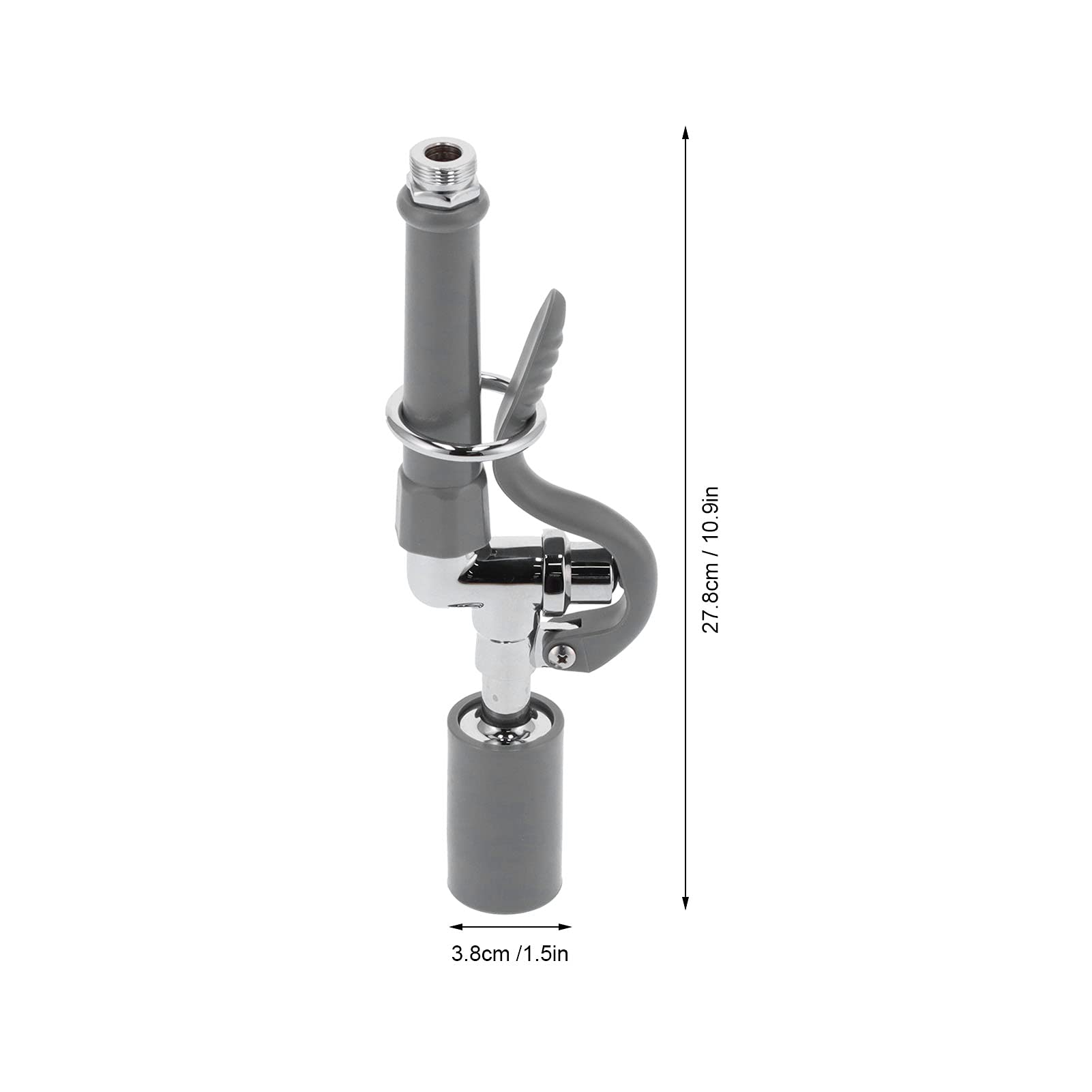 Spruzzatore Pre-risciacquo Testa Spruzzatore Per Lavello Commerciale Rubinetto Commerciale Ad Alta Pressione con Spruzzatore Rubinetto Per Lavastoviglie Per Ristorante Industriale,Grigio