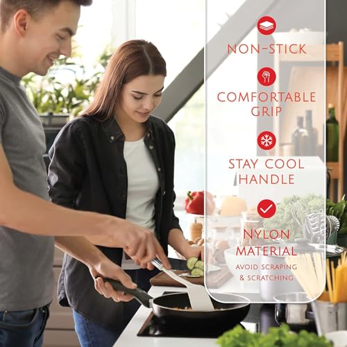 Image of Kitchen Utensils Set 35 PCS Cooking Utensils Set, Nonstick and Heat Resistant Nylon Stainless Steel Silicone Spatula Set - Kitchen Gadgets Home Essentials Kitchen Accessories, Apartment Must Haves
