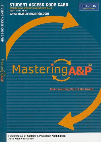 Amazon.com: Mastering A&amp;p: Student Access Code Card for Fundamentals of Anatomy &amp; Physiology ...