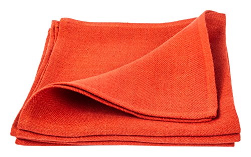 LinenMe 0098704 Lara Napkins (Set Of 4), 17" x 17", Orange