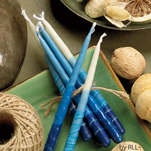 Rite Lite Premium Dripless Blue & White Hanukkah Candles - Bulk Value Pack Of 45 - Decorative & Fits Most Menorahs Jewish Holiday Party Favors Accessories Decorations For All 8 Nights Of Chanukah #TOP2