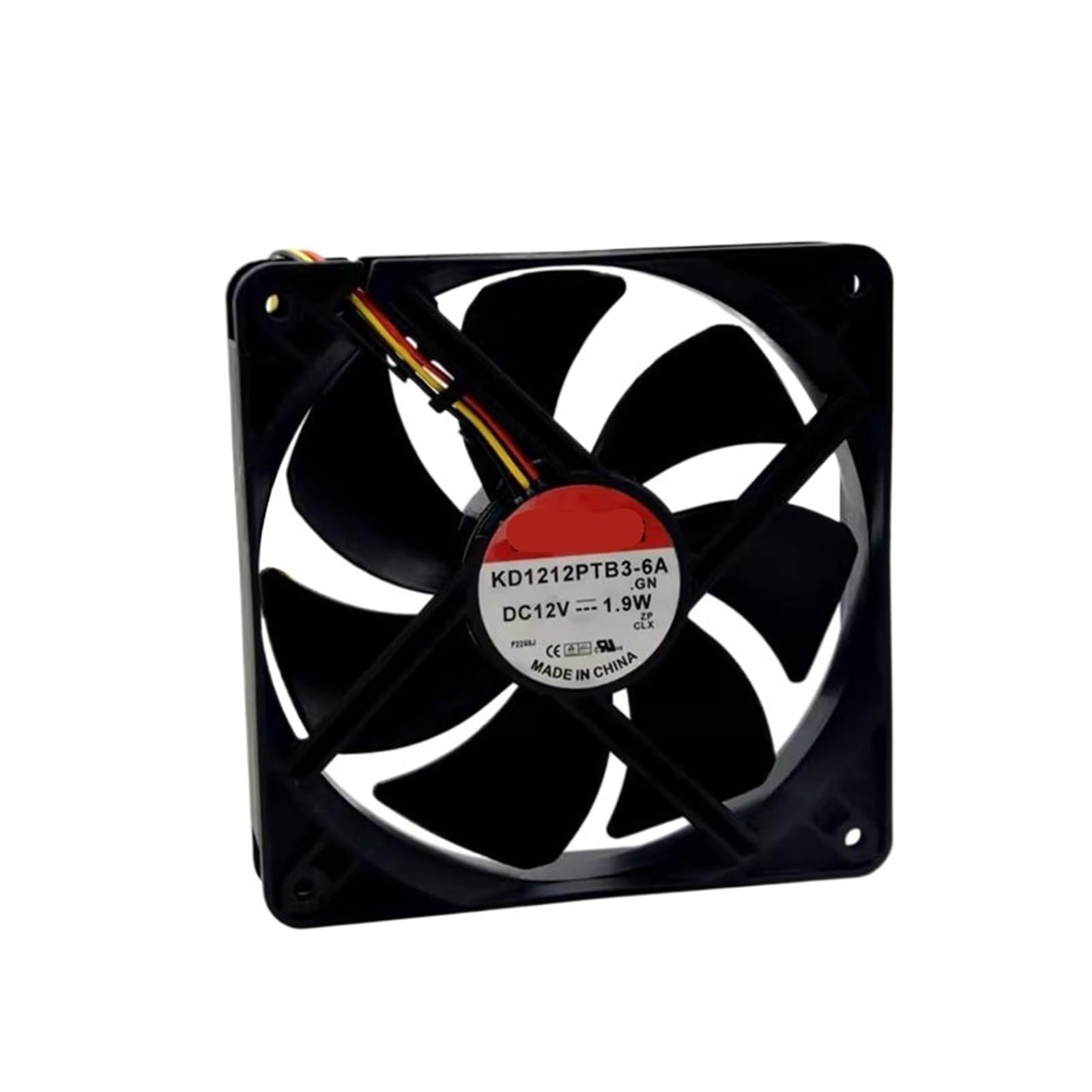 YUSKICCNE KD1212PTB3-6A DC12V 1.9W 12025 120x120x25mm Cooling Fan