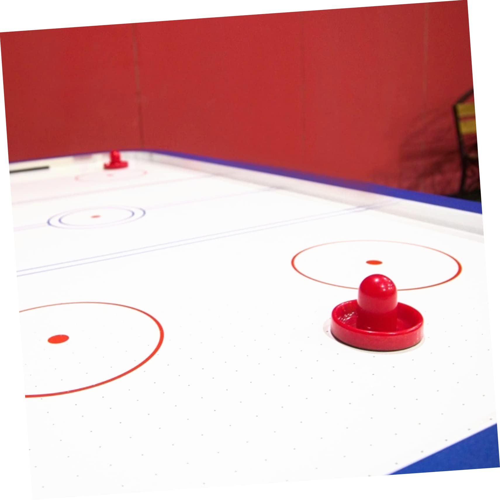 Juego De Accesorios Para Hockey De Mesa - 4 Empujadores Y 8 Discos De Plástico ABS Con Almohadillas De Fieltro Para Juegos De Interior