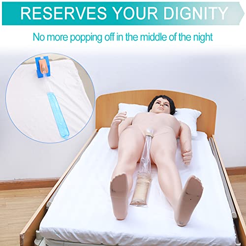 Easetou Disposable Urinary Drainage Incontinence Bag Urine Collection Pouch Medical Drain Bags With 1700Ml Volume For Home Hospitals Men 31.5'' (Pack Of 30), 30.0 Count #TOP1