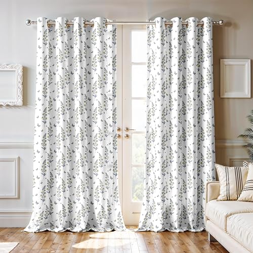 Image of Ultimate Trends Room Darkening Digital Printed Floral Geomatrical Prints Curtain 65-70% Opacity,Diamond Eyelets, Tie Back, Floral Geomatrical, 8 FEET Pack of 1,Yellow and Gray
