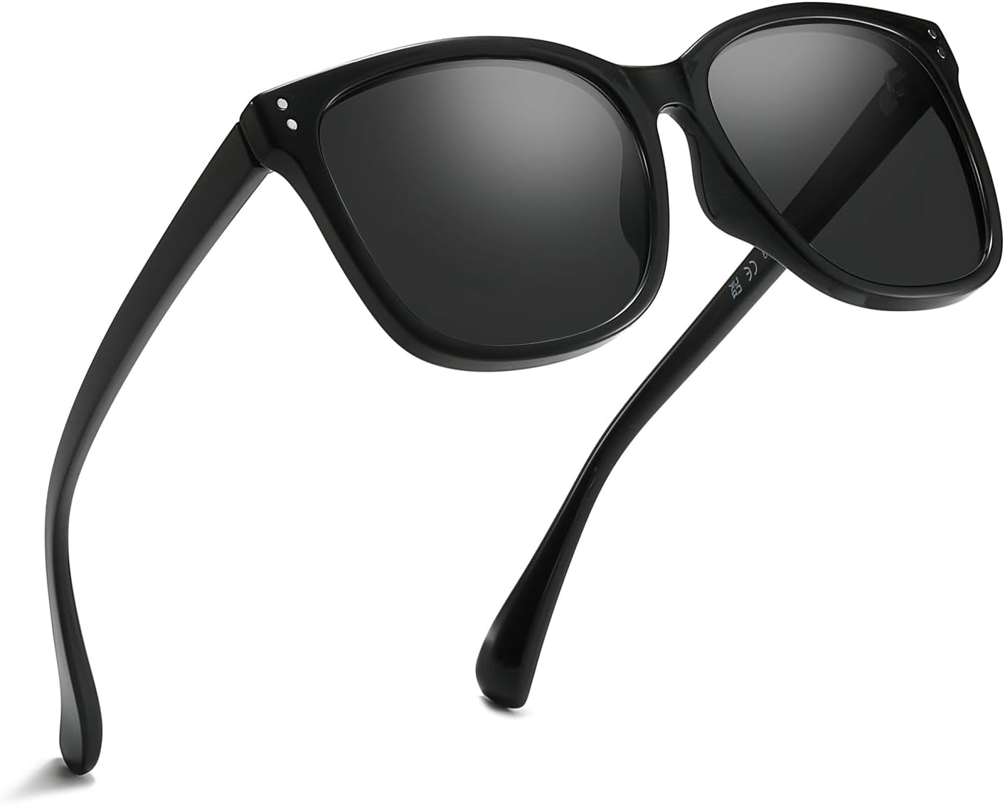 Square Polarized Sunglasses for Women - Womens Classic Style UV400 Protection Lens Sun Glasses