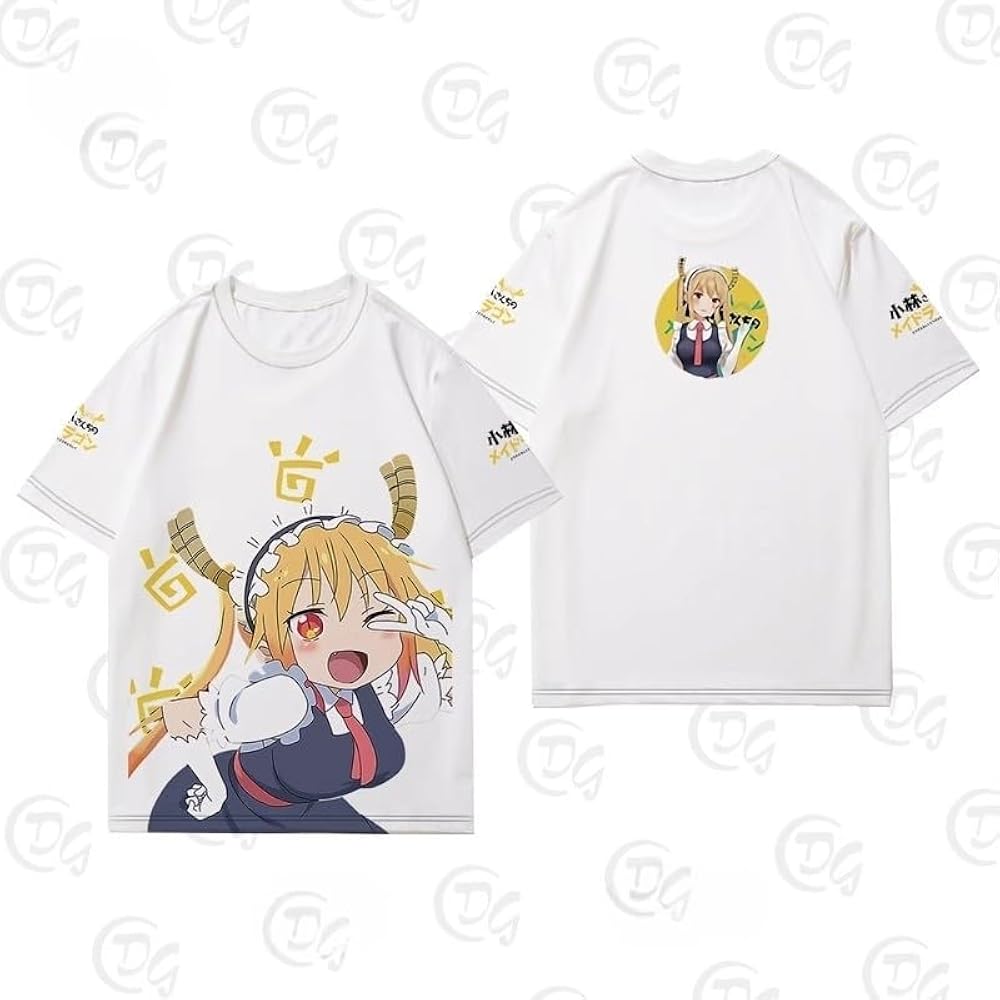 Amazon.co.jp: [SUYGHUSE] 小林さんちのメイドラゴン Tシャツ 痛