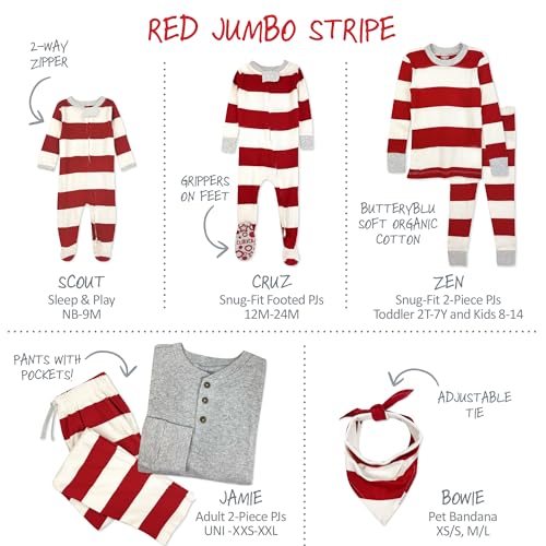 Image of Butterblu Family Jammies Matching Holiday Christmas Pajama Sets