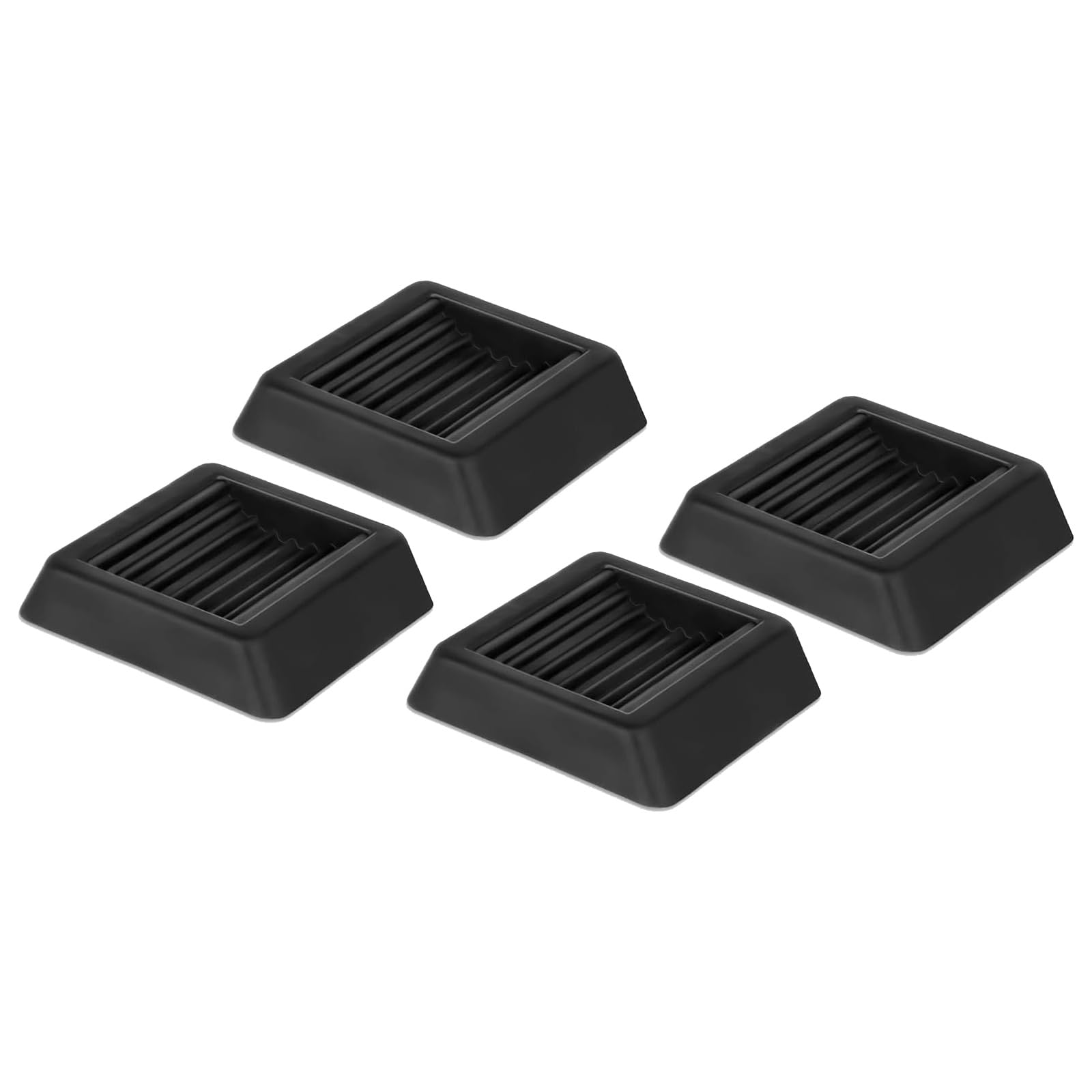 4Pieces Heavy Duty Rubber Shims to Stabilize Your Blackstones Griddle on All Terrains During Grilling Barbecue Pad Blackstones Frying Leveling Shims Frying Leveling Set Outdoor Cooking Accessories