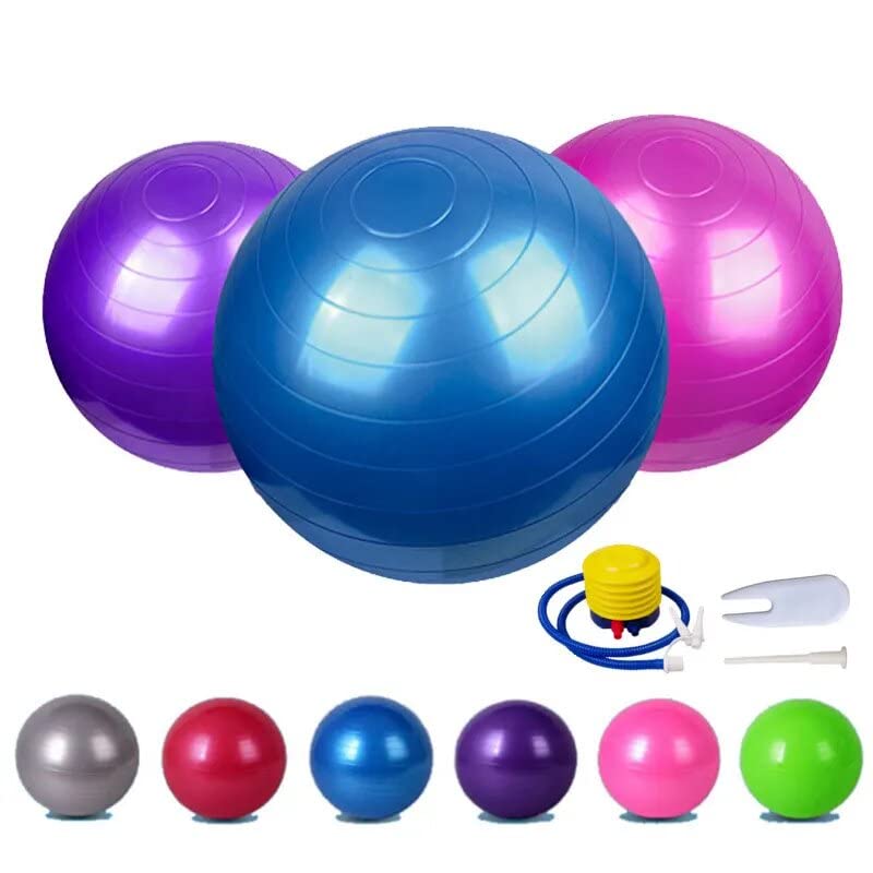 yoga ball カラフルな布貼りのバランスボール Buy LET'S PLAY LP-1721 Imported Anti Burst Gym Fitness Aerobic