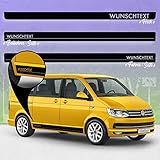 seitenstreifen vw 100% PASSGENAUIGKEIT: Anhang von maßstabsgetreuen Vektorgrafiken Hergestellt und an realen Fahrzeugen getestet!