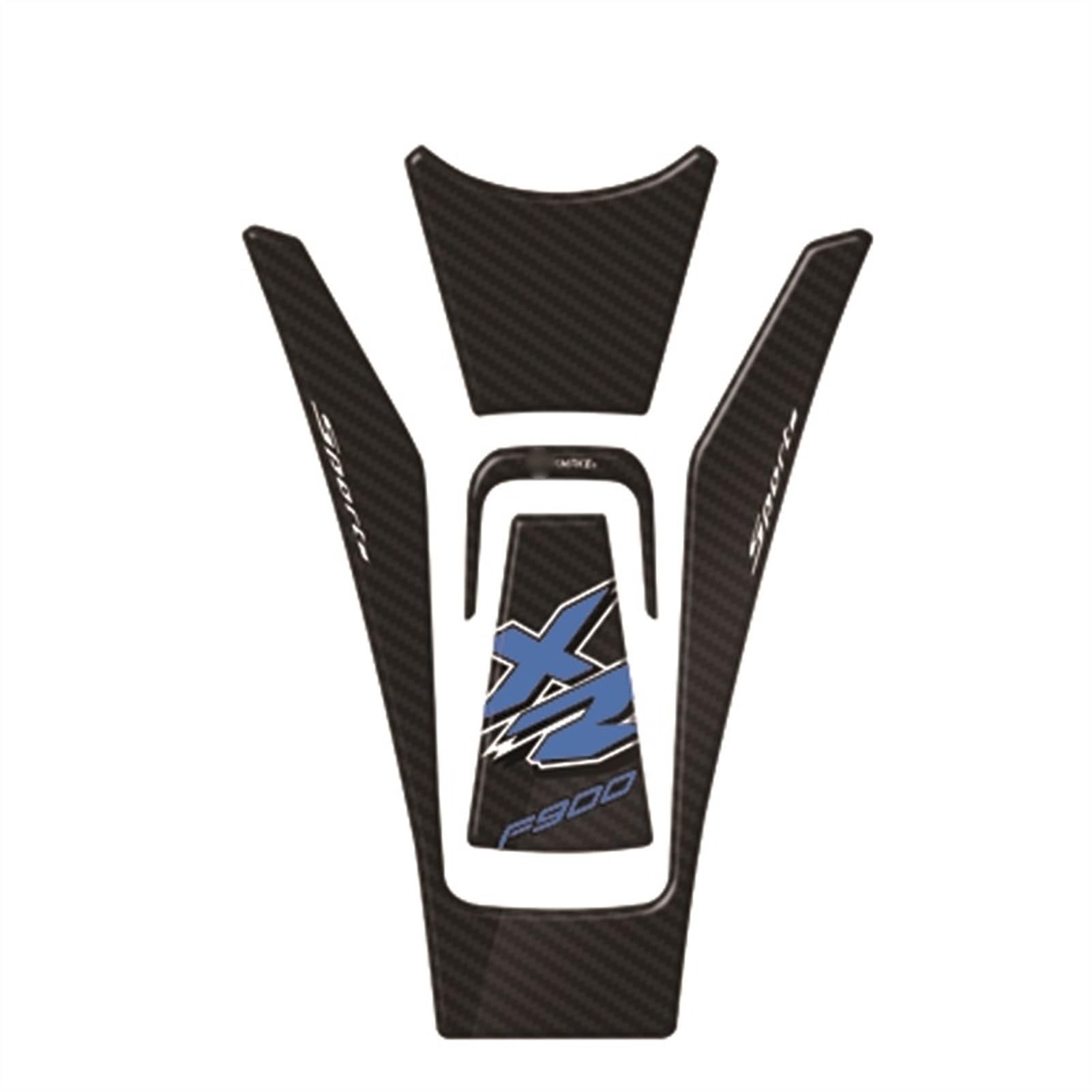 Motorcycle Tank Pad Stickers Decals Gas Fuel Knee Grip Traction Side for BMW F900XR 2020 F900 Xr Tank Graphic(Color2)