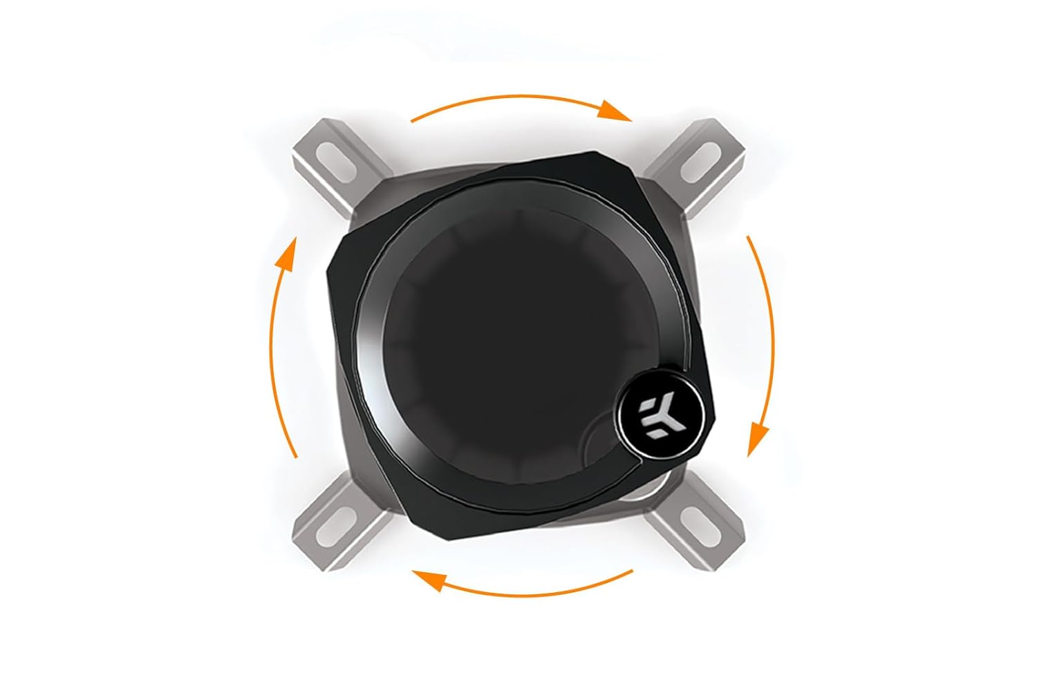 EK Nucleus AIO All-in-One Liquid CPU Cooler with EK FPT Fans, Water Cooling Computer Parts, 120mm Fan, Compatible with Latest Intel & AMD CPUs (240mm, Nucleus - CR240)