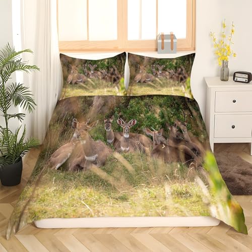 Housse de Couette 240x260 Cerf Fermeture Éclair anti-glissement - 3
