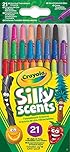 CRAYOLA Silly Scents Mini Twistable Crayons - Assorted Colours (Pack of 21) | So Smelly, You Won't Believe Your Nose! | Ideal for Kids Aged 3+