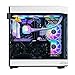 Velztorm White Praetix Custom Built Y60 Gaming Desktop PC (GeForce RTX 5070 Ti 16GB (Beats 4080), Liquid Cooled Intel i9-14900K, 32GB DDR5, 2TB PCIe SSD, 1000W PSU, WiFi 6,Win11Pro)
