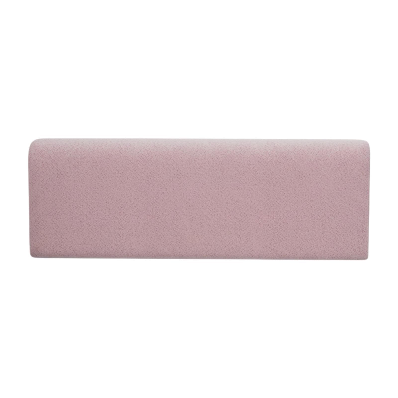 Baoblaze Cuscino da lettura per studenti, cuscino per testiera del letto, 80x25x5 cm, morbido supporto per la parte superiore e inferiore del letto in ufficio, Rosa Chiaro